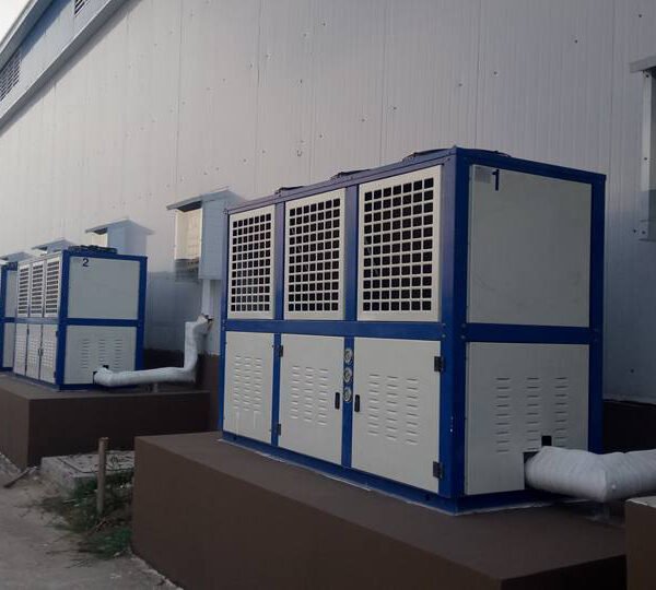 Box vertical box condensing unit for cold storage room