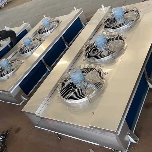 Stainless steel 304 refrigeration dual discharge evaporator for processing factory 1